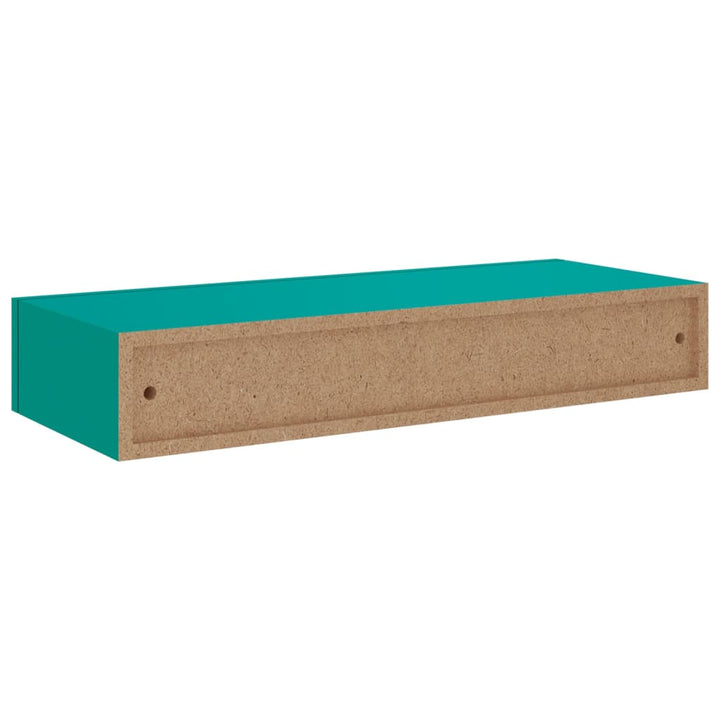 Wand-Schubladenregal 60X23,5X10 Cm Mdf Blau