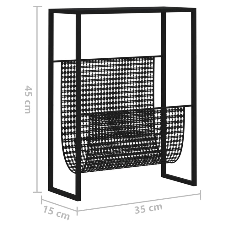 Zeitschriftenständer 35X15X45 Cm Stahl