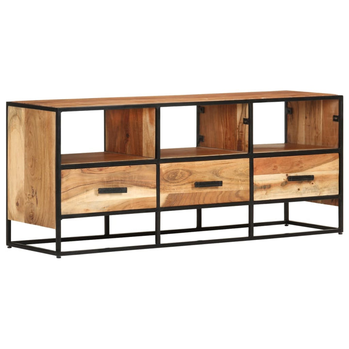 Tv-Schrank 110X30X45 Cm Massivholz Akazie