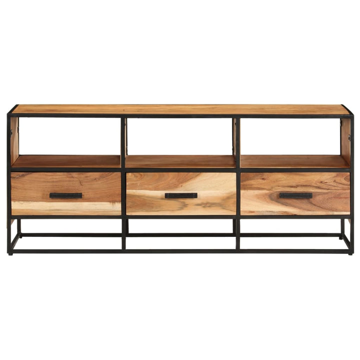 Tv-Schrank 110X30X45 Cm Massivholz Akazie