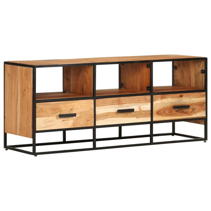 Tv-Schrank 110X30X45 Cm Massivholz Akazie