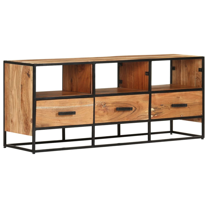 Tv-Schrank 110X30X45 Cm Massivholz Akazie