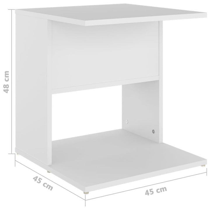 Beistelltisch 45X45X48 Cm Holzwerkstoff