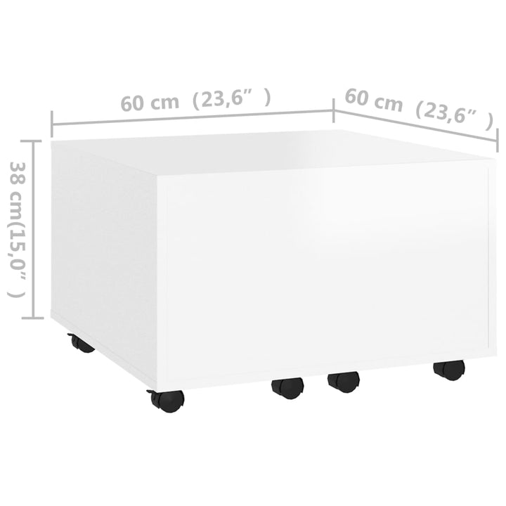 Couchtisch 60X60X38 Cm Holzwerkstoff