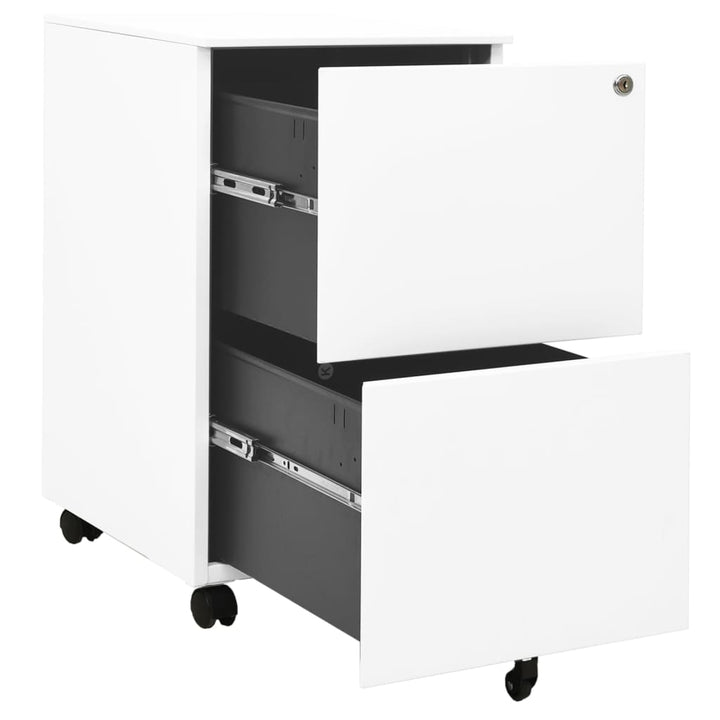 Aktenschrank Mit Rollen 39X45X67 Cm Stahl