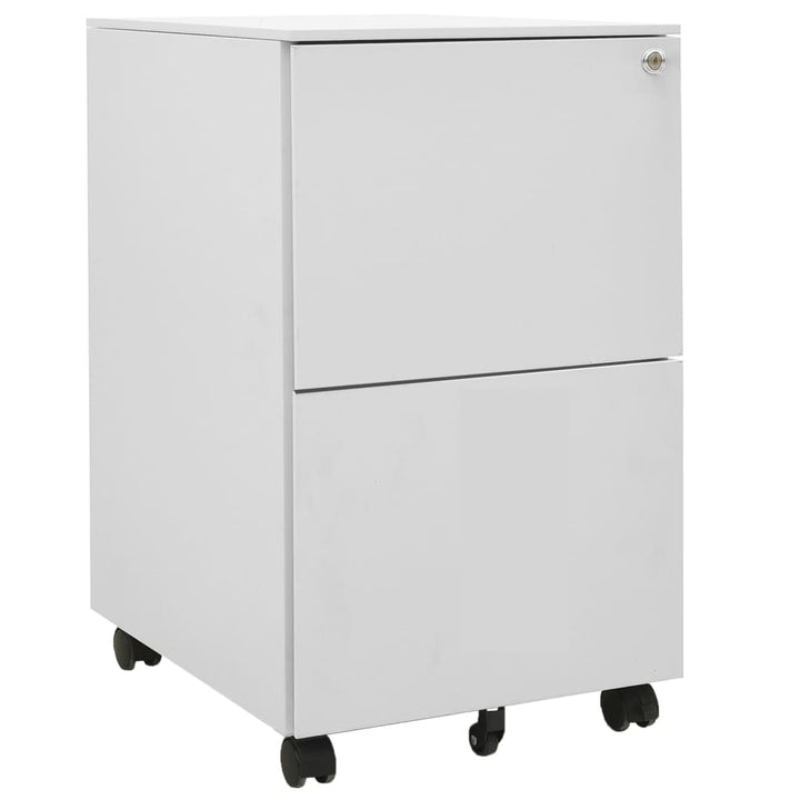 Aktenschrank Mit Rollen 39X45X67 Cm Stahl