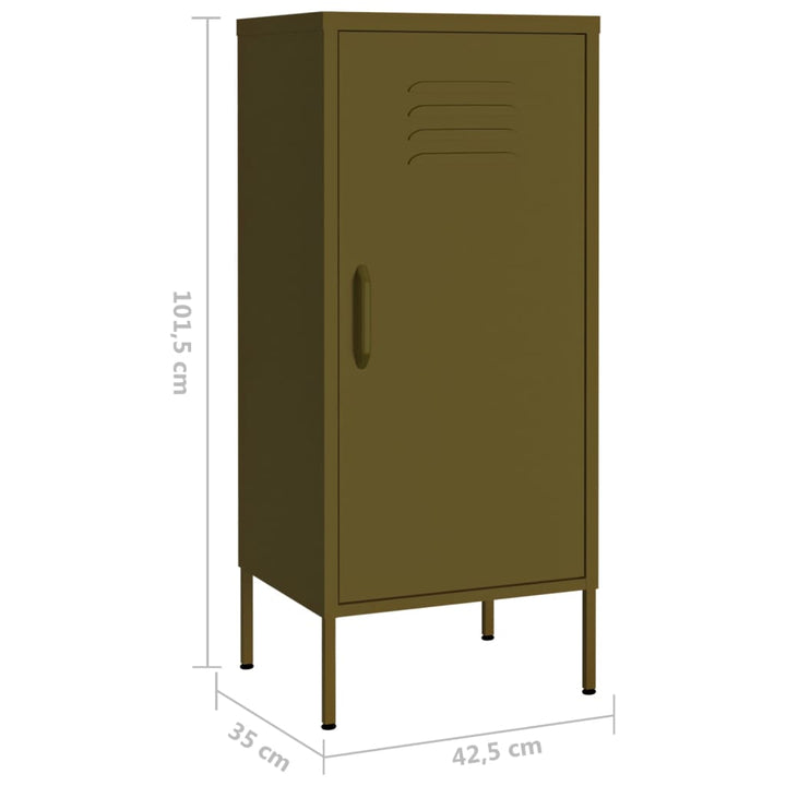 Lagerschrank 42,5X35X101,5 Cm Stahl