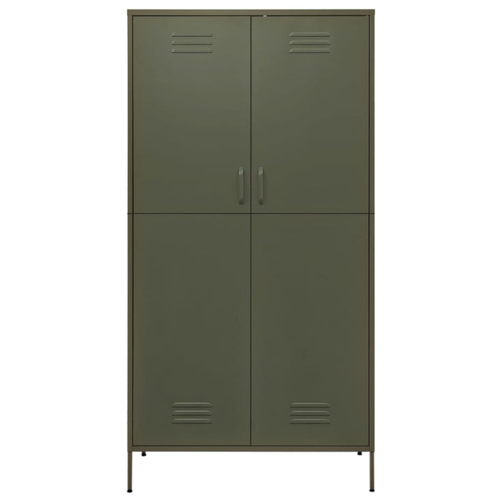 Kleiderschrank 90X50X180 Cm Stahl