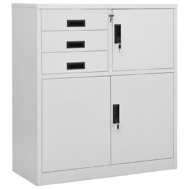 Büroschrank 90X40X125 Cm Stahl