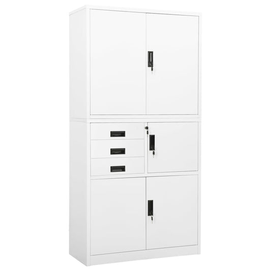 Büroschrank 90X40X180 Cm Stahl