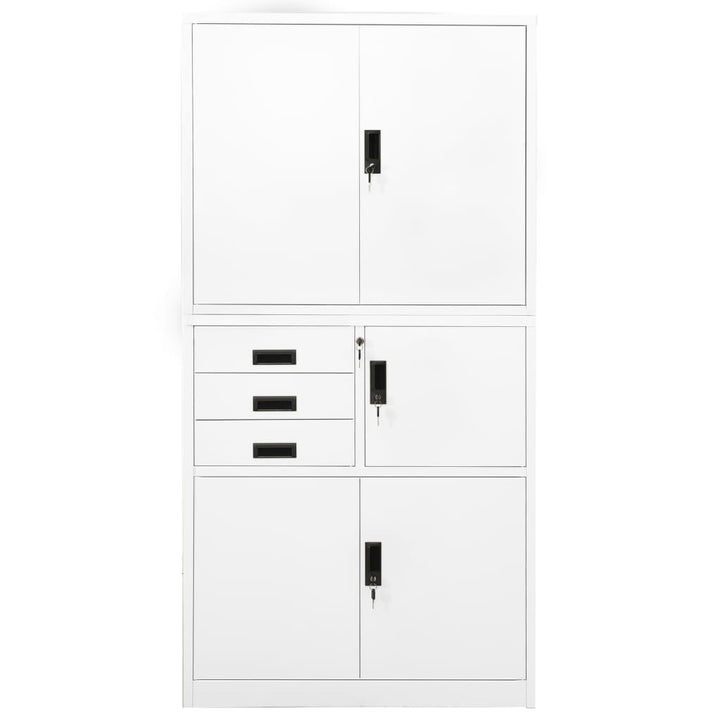 Büroschrank 90X40X180 Cm Stahl