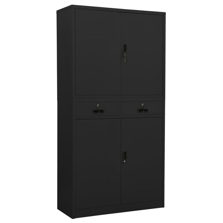 Büroschrank 90X40X180 Cm Stahl