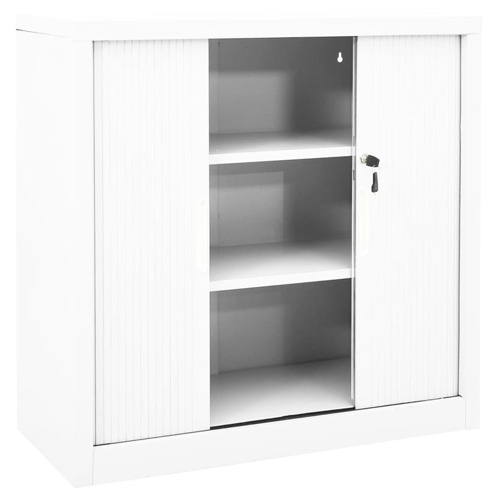 Schrank Mit Schiebetür 90X40X90 Cm Stahl