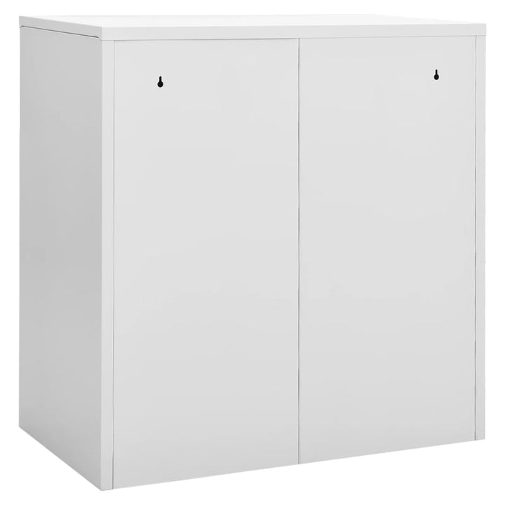 Schließfachschrank 90X45X92,5 Cm Stahl Hellgrau