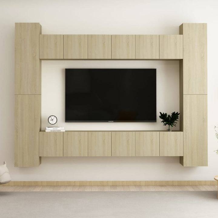 8-Tlg. Tv-Schrank-Set Holzwerkstoff