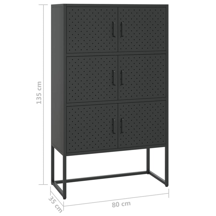 Highboard Stahl