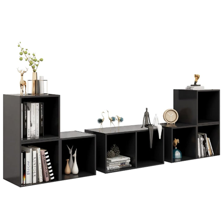 6-Tlg. Tv-Schrank-Set Holzwerkstoff