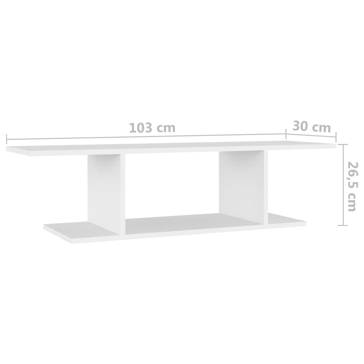 Tv-Wandschrank 103X30X26,5 Cm