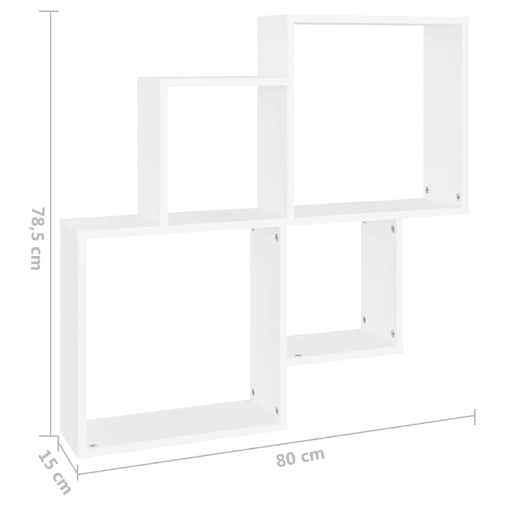 Würfelregal 80X15X78,5 Cm Holzwerkstoff