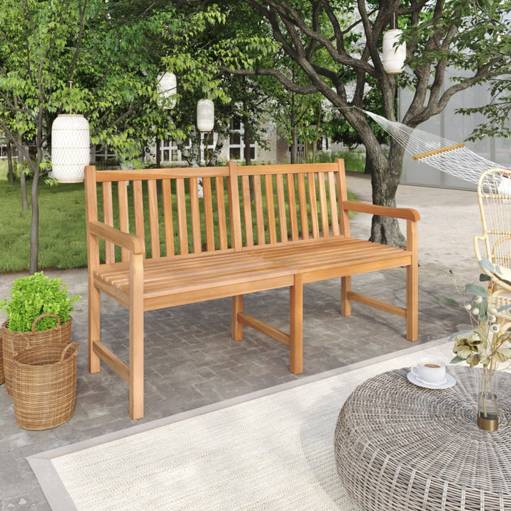 Gartenbank Massivholz Teak