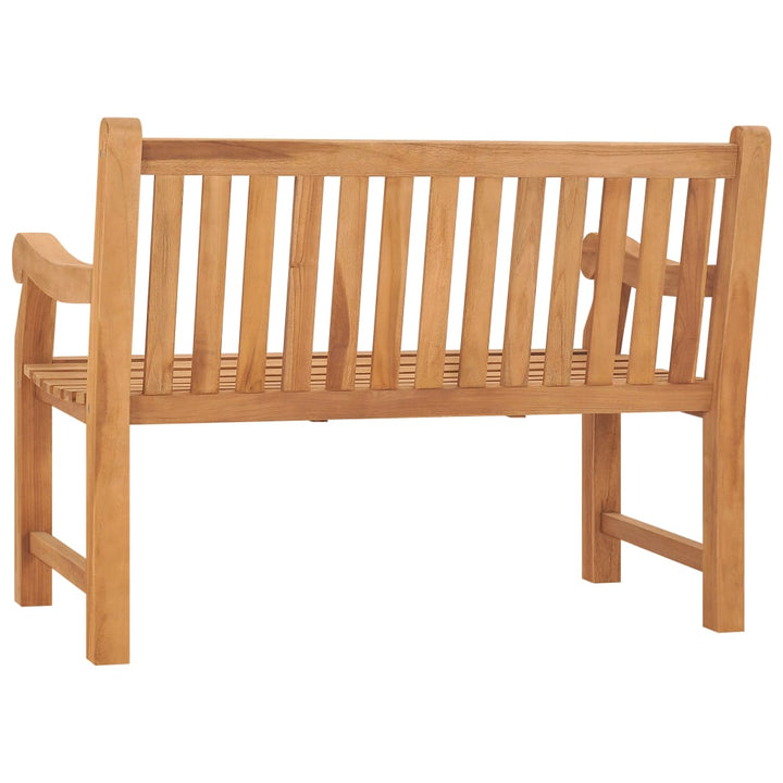 Gartenbank 114 Cm Massivholz Teak