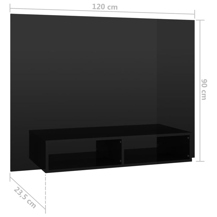 Tv-Wandschrank 120X23,5X90 Cm Holzwerkstoff