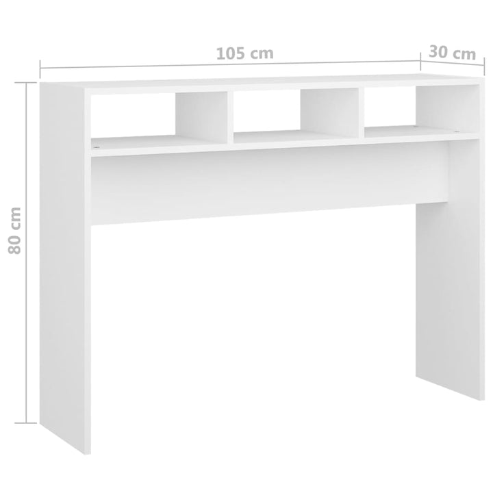 Konsolentisch 105X30X80 Cm Holzwerkstoff