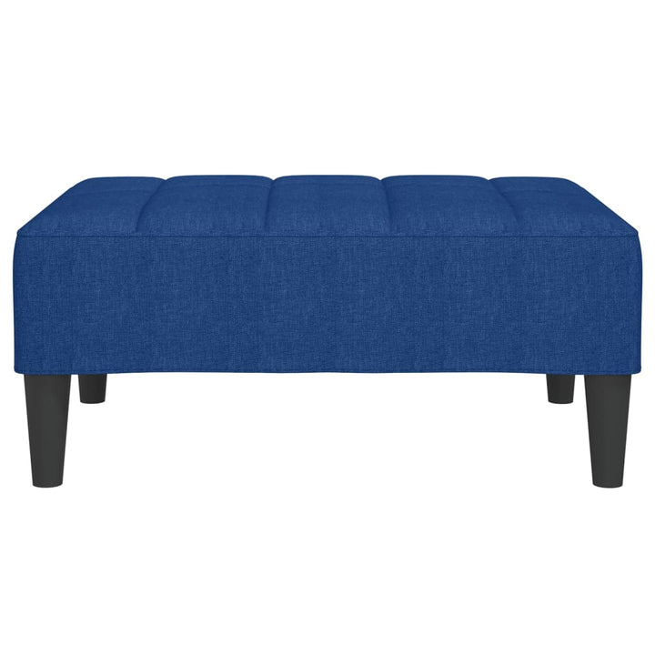 Fußhocker Blau 78X56X32 Cm Stoff