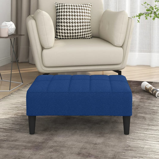 Fußhocker Blau 78X56X32 Cm Stoff