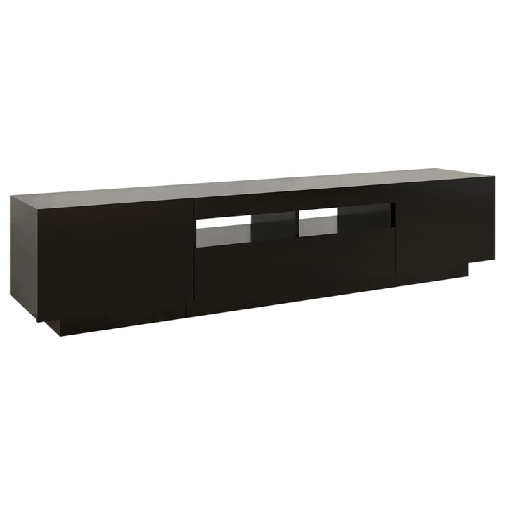 Tv-Schrank Mit Led-Leuchten 180X35X40 Cm