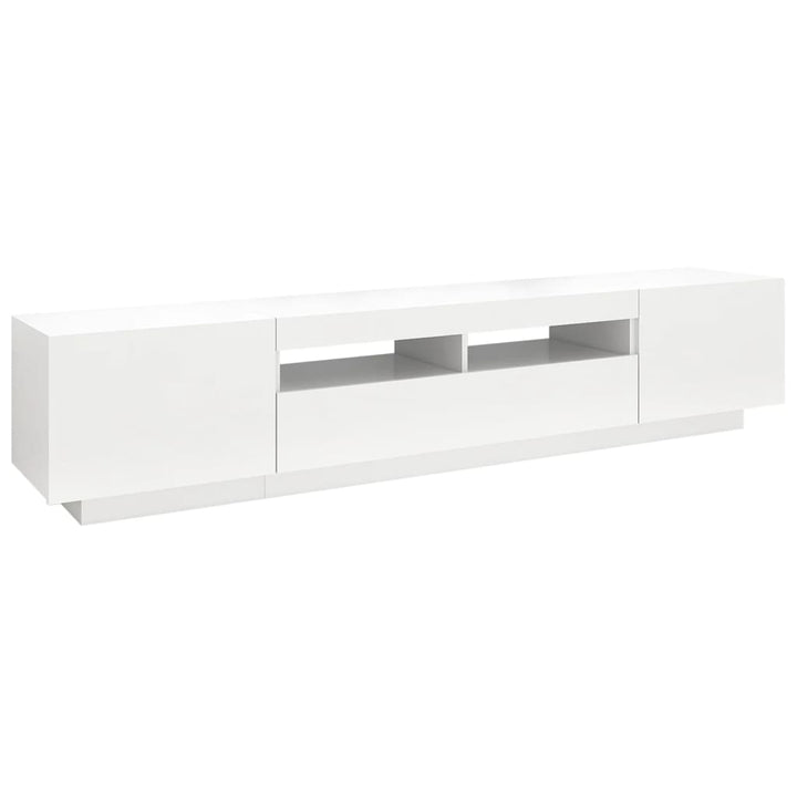 Tv-Schrank Mit Led-Leuchten 200X35X40 Cm