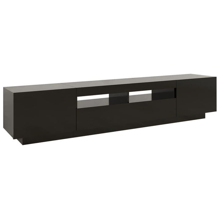 Tv-Schrank Mit Led-Leuchten 200X35X40 Cm