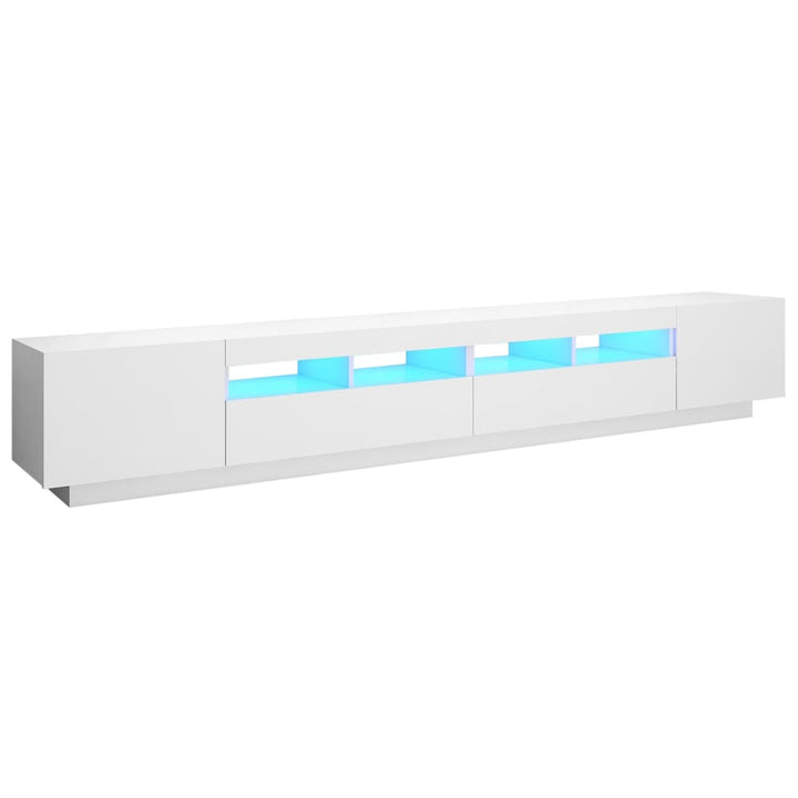 Tv-Schrank Mit Led-Leuchten 260X35X40Cm