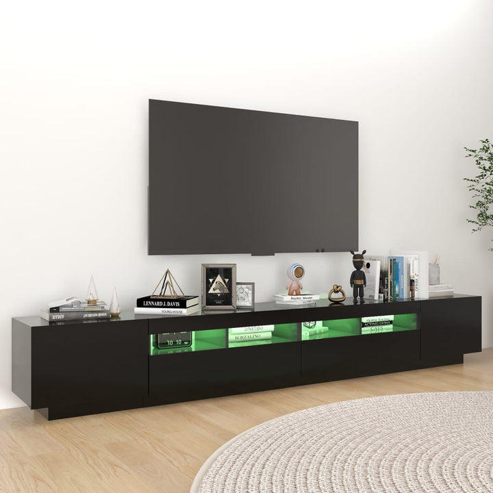 Tv-Schrank Mit Led-Leuchten 260X35X40 Cm