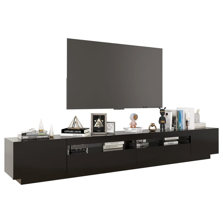 Tv-Schrank Mit Led-Leuchten 260X35X40 Cm