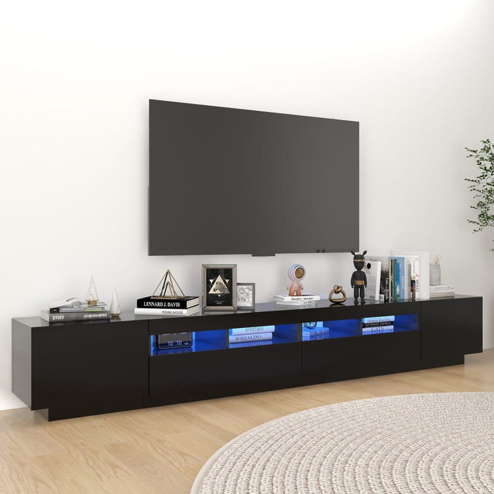 Tv-Schrank Mit Led-Leuchten 260X35X40 Cm