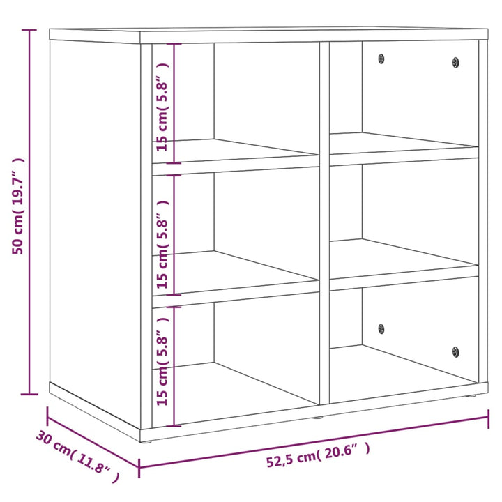 Schuhregale 2 Stk. 52,5X30X50 Cm