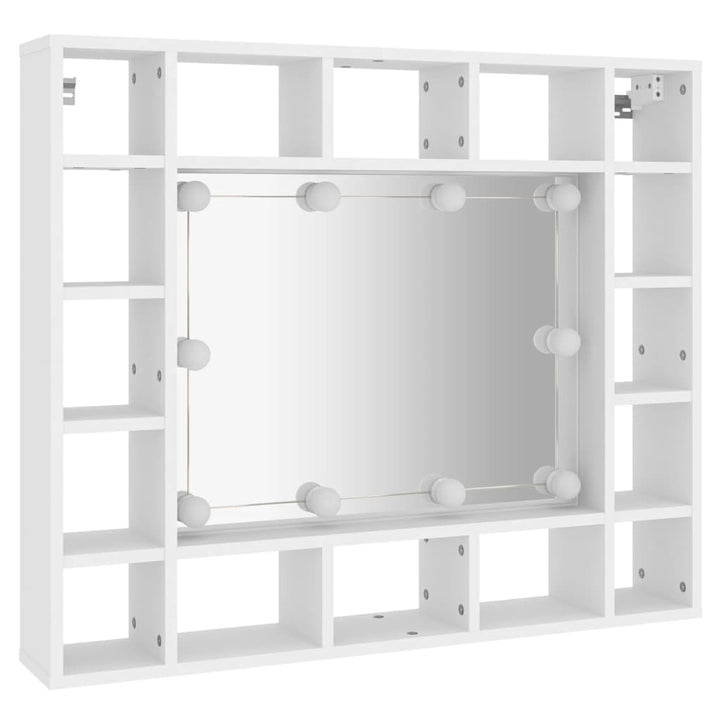 Spiegelschrank Mit Led 91X15X76,5 Cm