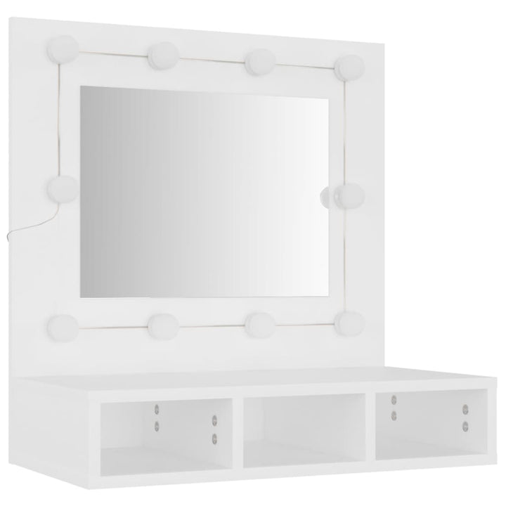 Spiegelschrank Mit Led 60X31,5X62 Cm