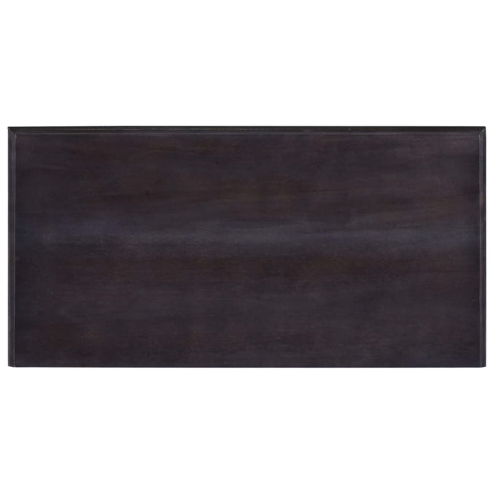 Konsolentisch Mit Schublade Schwarz 60X30X75 Cm Mahagoniholz