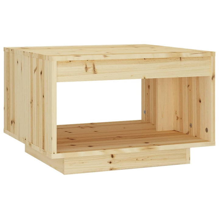 Couchtisch 50X50X33,5 Cm Massivholz Tanne