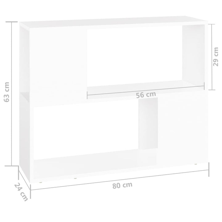 Tv-Schrank 80X24X63 Cm Holzwerkstoff