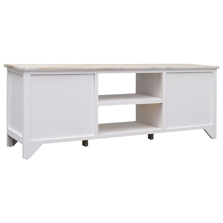 Tv-Schrank 108X30X40 Cm Massivholz Paulownia