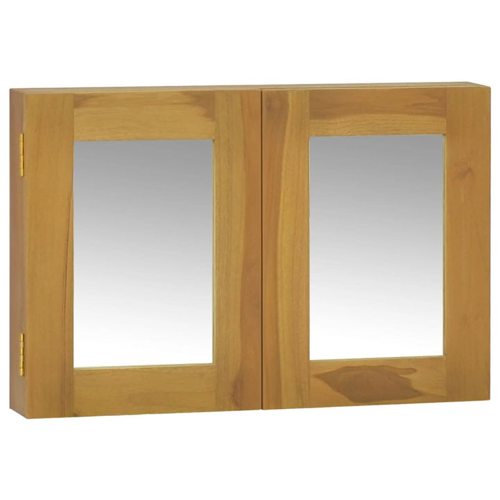 Spiegelschrank 60X10X40 Cm Massivholz Teak