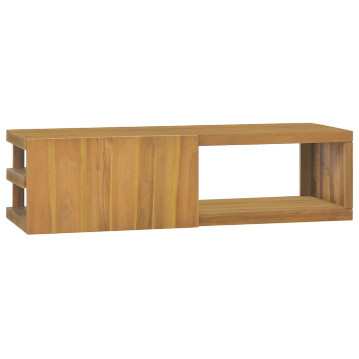 Wand-Badschrank Massivholz Teak