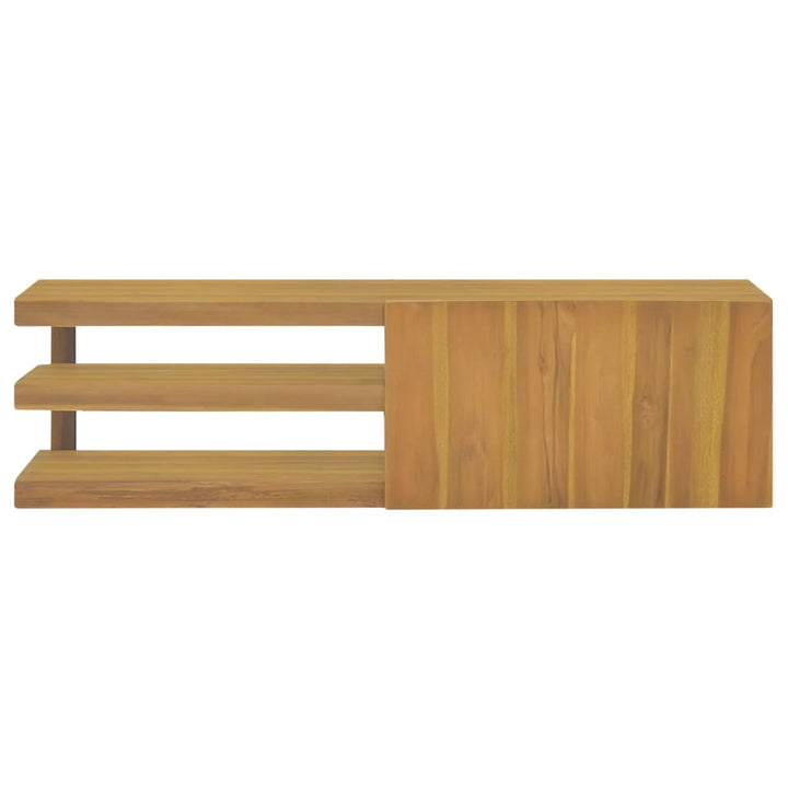 Wand-Badschrank Massivholz Teak