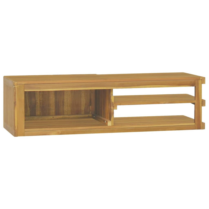 Wand-Badschrank Massivholz Teak