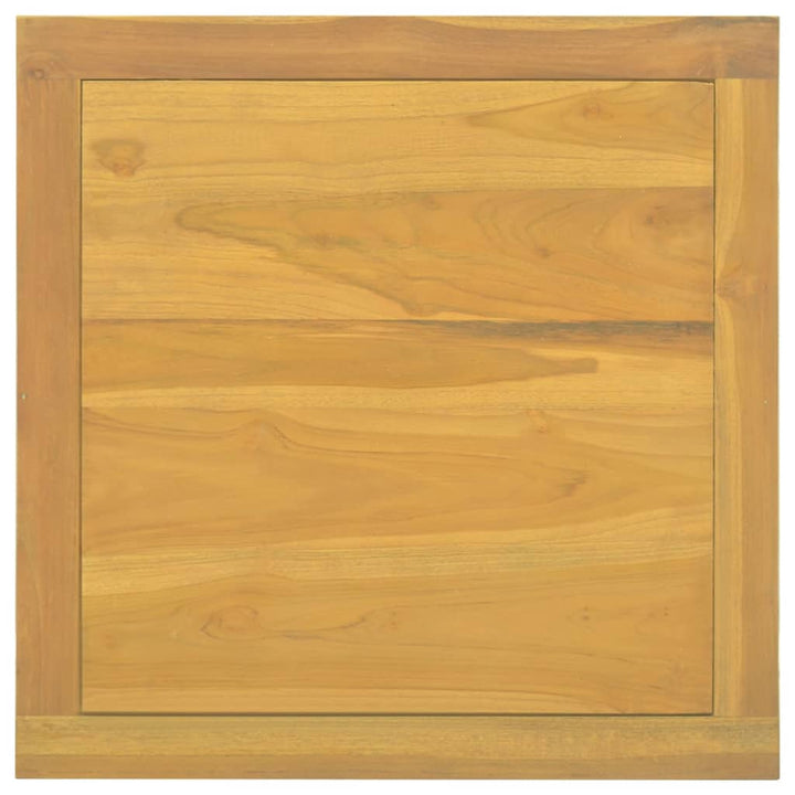 Couchtisch 60X60X40 Cm Massivholz Teak