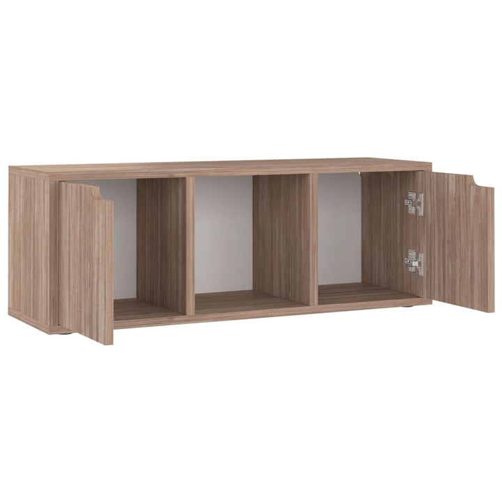 Tv-Schrank Grau Sonoma-Eiche 88,5X27,5X30,5 Cm Holzwerkstoff