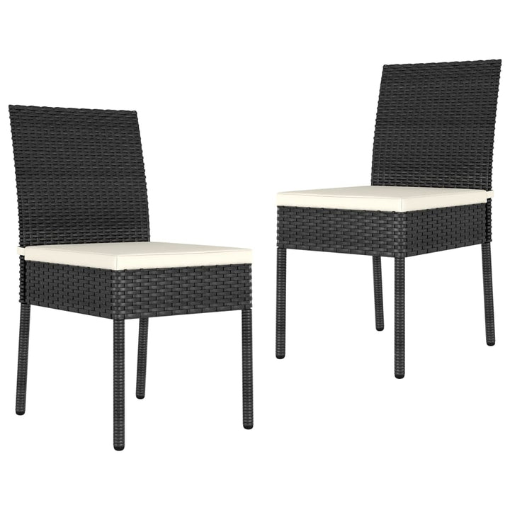 Garten-Essstühle 4 Stk. Poly Rattan